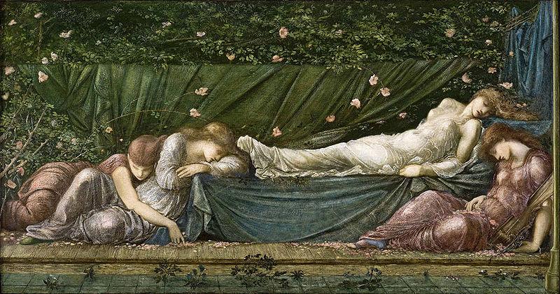 Edward Burne-Jones The Sleeping Beauty from the small Briar Rose series